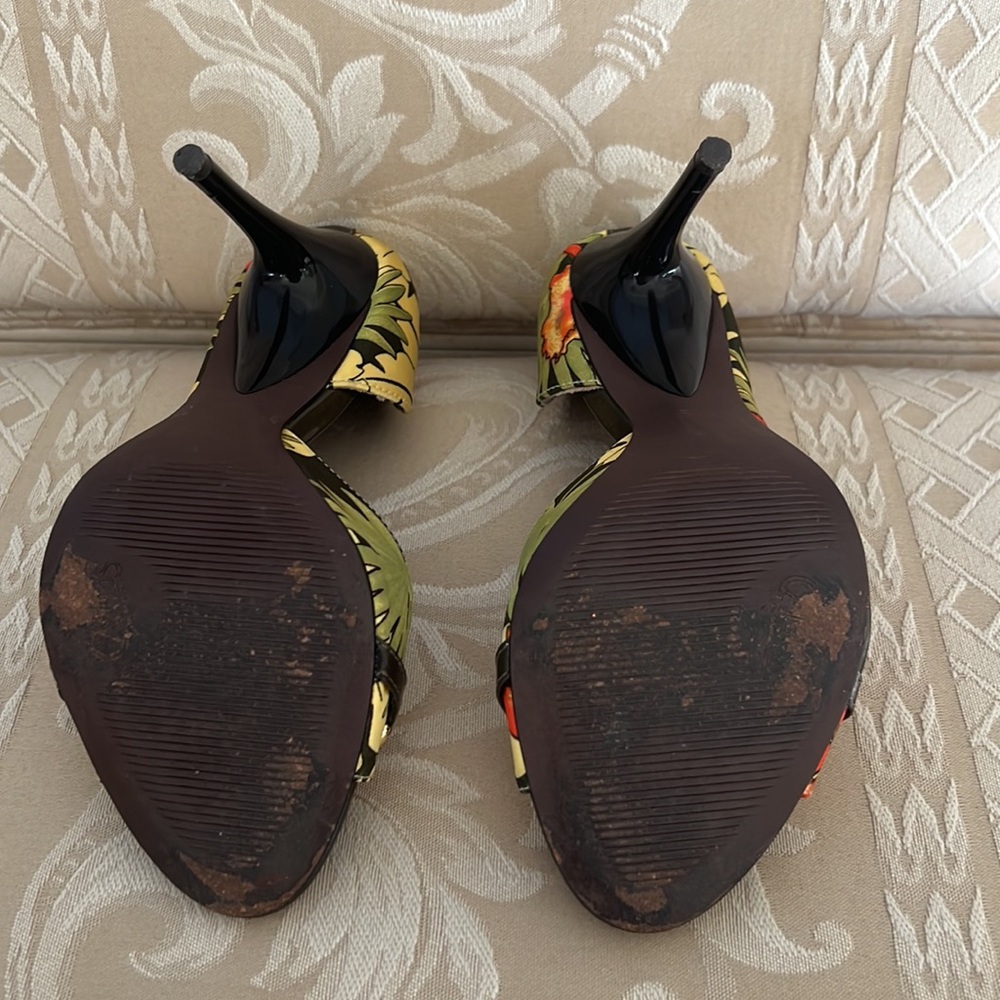 Carlos By Carlos Santana Roulette Heels 6 1/2M Made in Brazil Leather Sole - Picture 5 of 7